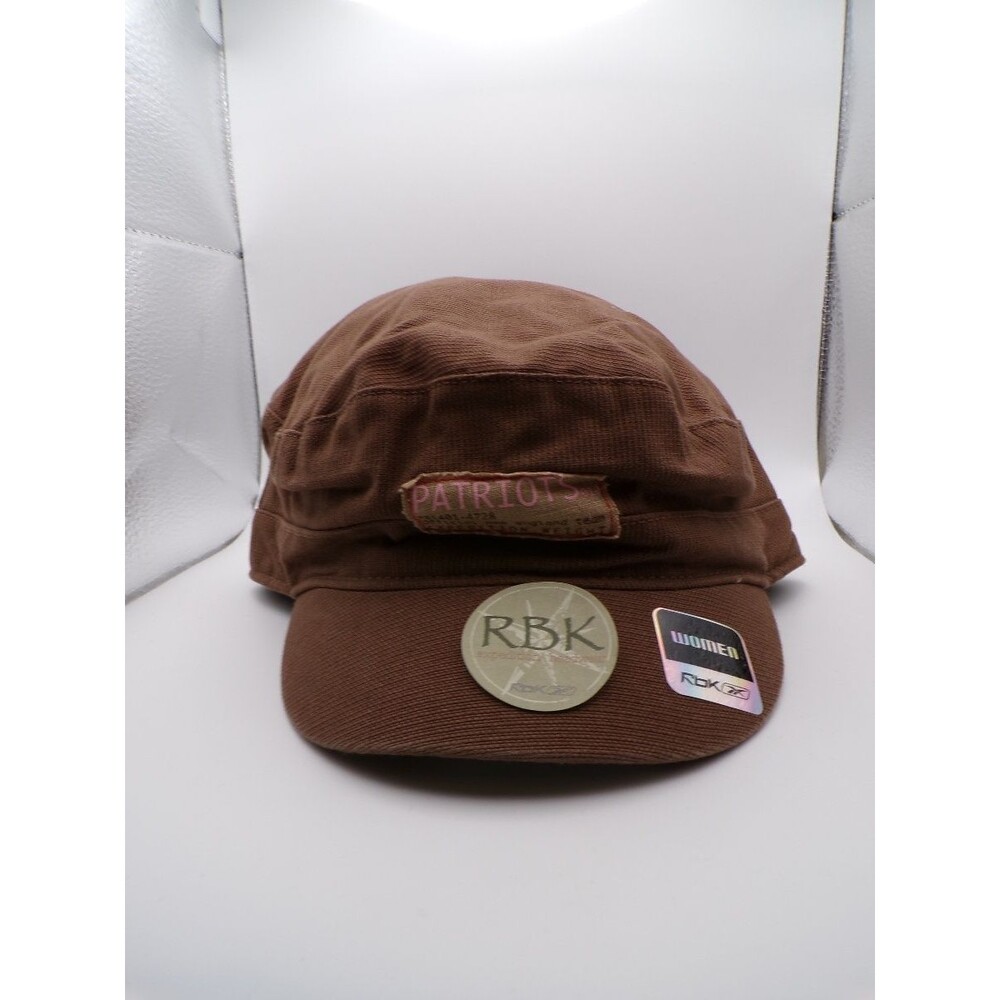 Reebok RBK Women's Patriots Brown Army Cap Canvas OSFA Y066W